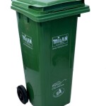 Milan wheeled-dustbin