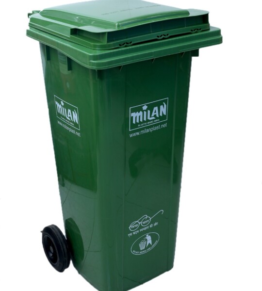 Milan wheeled-dustbin